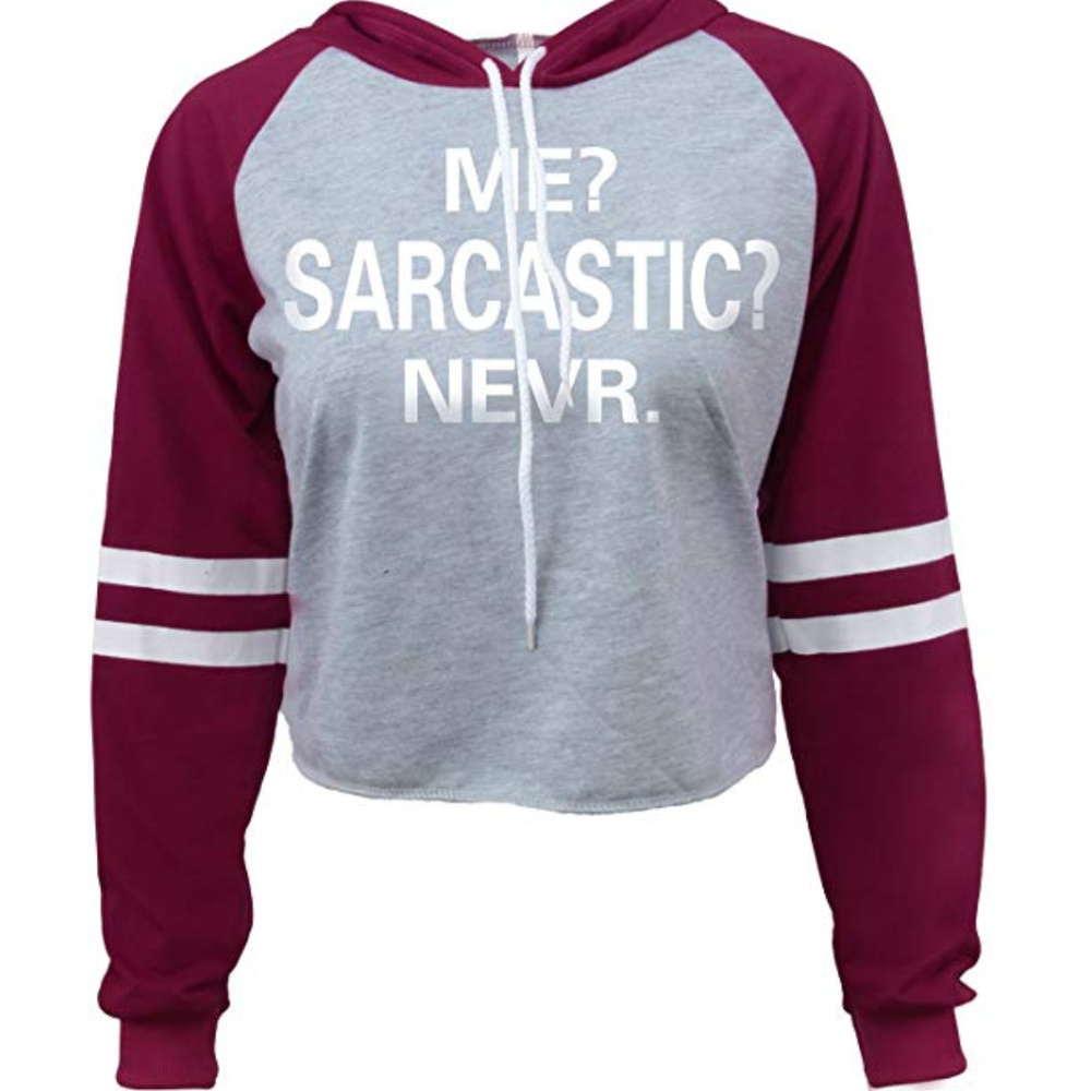 Women Hoodies Funny Letter Print Long Sleeve Light